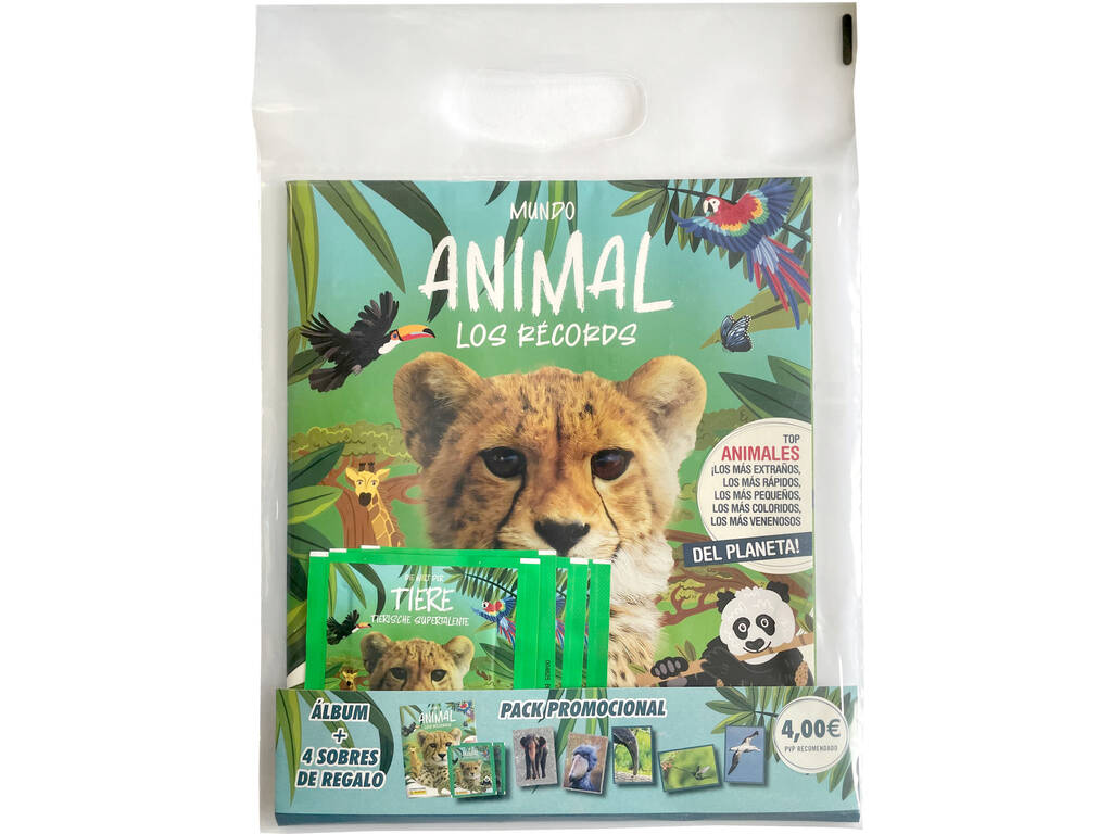 Monde Animal Les records Pack promotionnel avec album et 4 pochettes