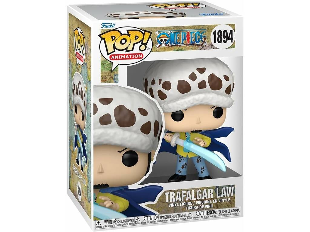 Funko Pop Animation One Piece Figura Trafalgar Law