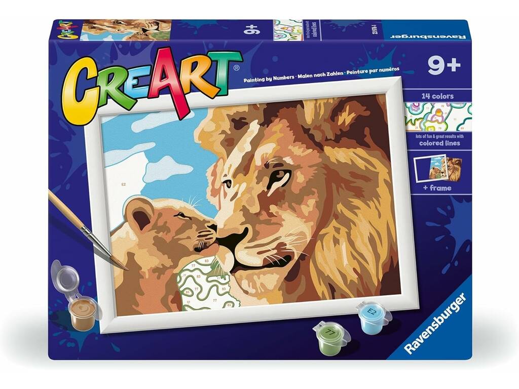 Créer Lion et lionceau