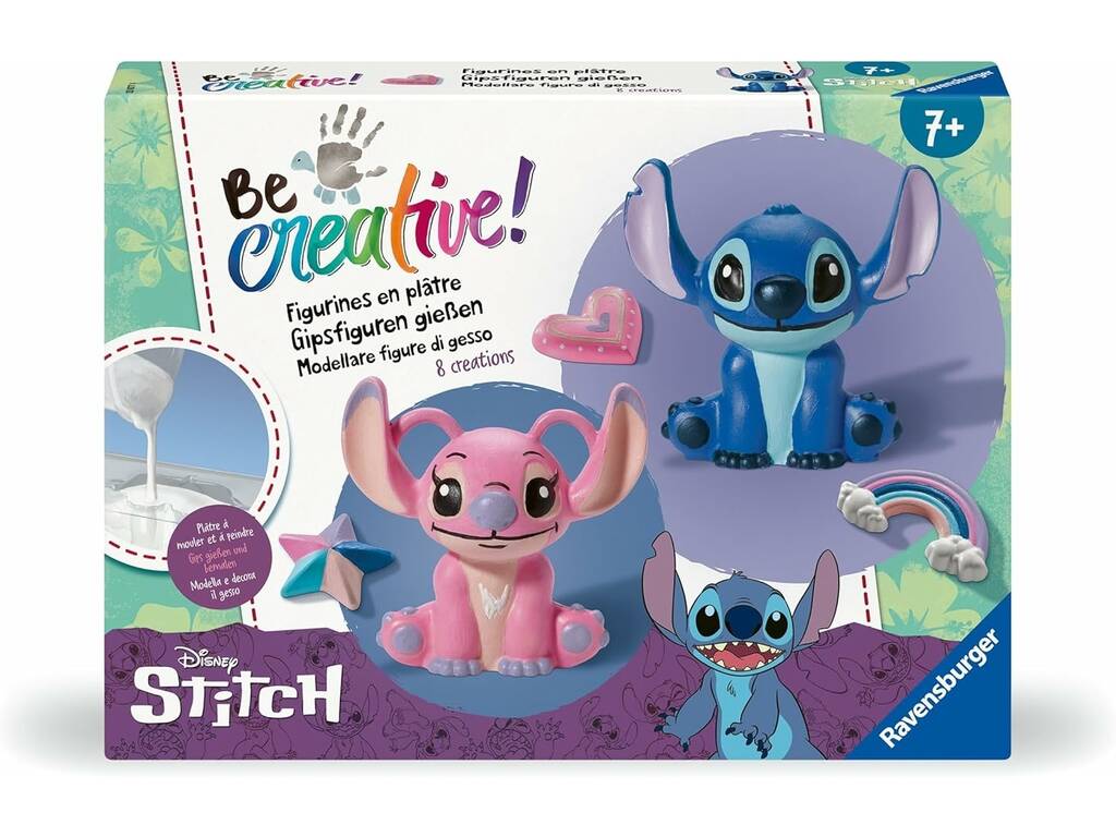 Be Creative Maxi Créations en plâtre Stitch