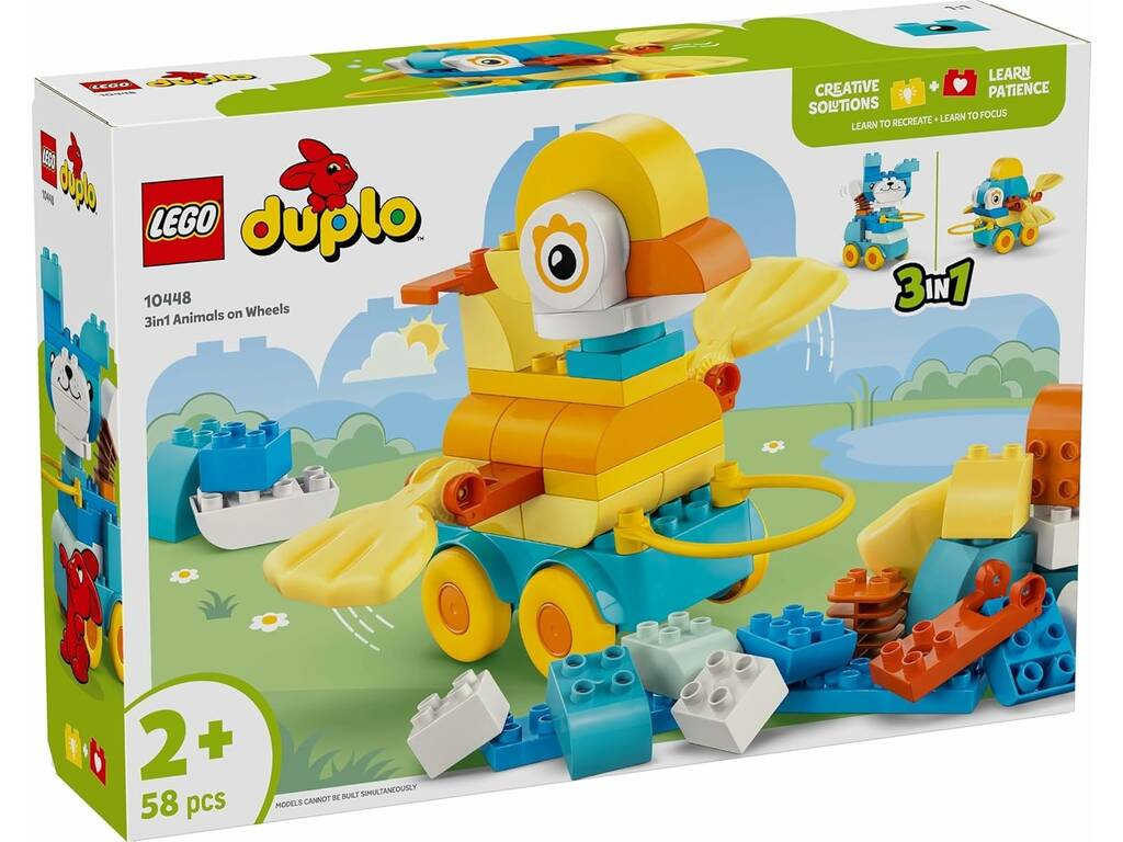 Lego Duplo Animais Sobre Rodas 3 em 1