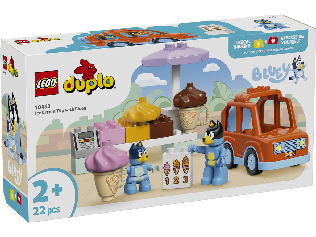 Lego Duplo Bluey Excursion à la glacerie avec Bluey