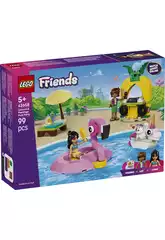 Lego Friends Fiesta en la Piscina con Flamenco y Unicornio