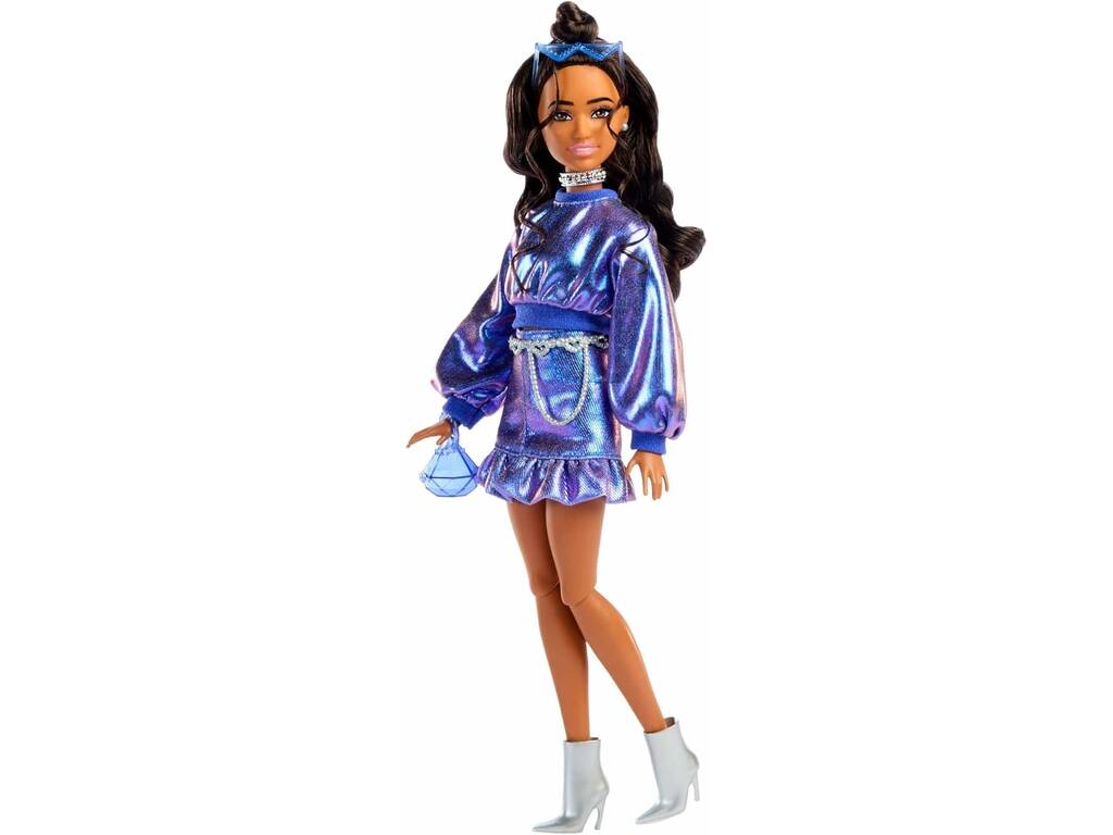 Barbie Deluxe Style Muñeca Conjunto Azul Brillante