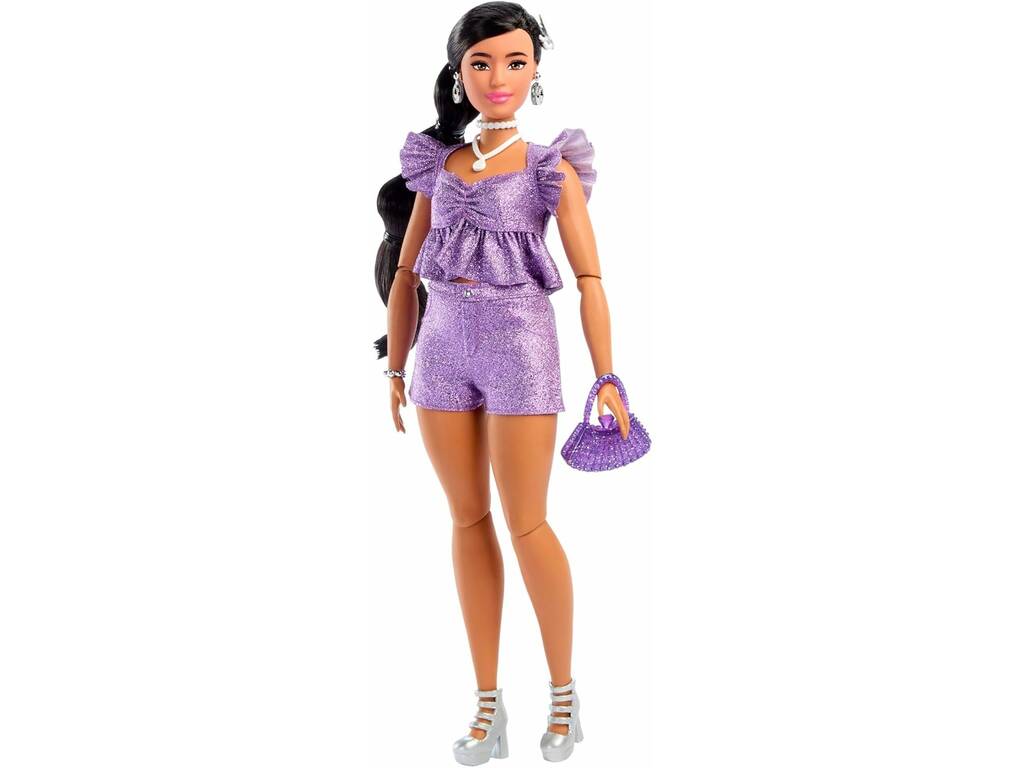 Barbie Deluxe Style Poupée Ensemble Violet Brillant