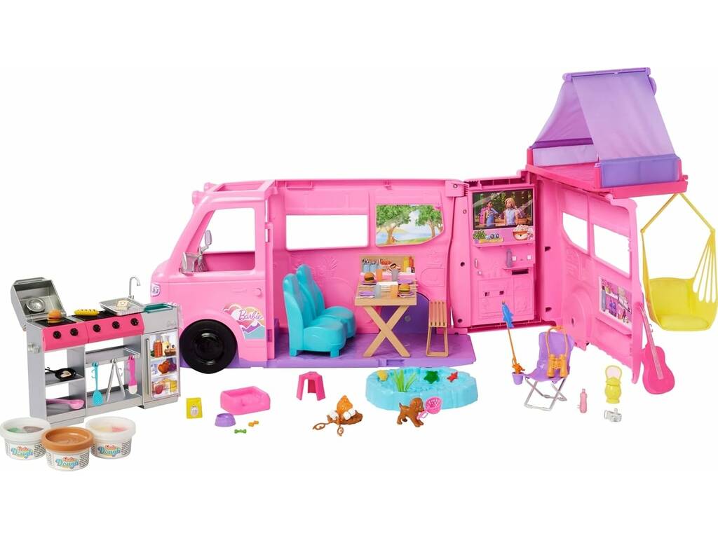 Barbie Véhicule Dream Camper avec accessoires