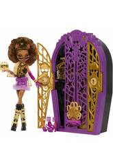imagen Monster High Skulltimate Secrets Hauntlywood Mysteries Clawdeen Wolf avec armoire