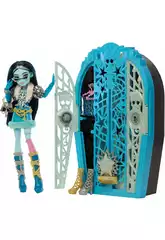 Monster High Skulltimate Secrets Hauntlywood Mysteries Poupée Frankie Stein avec armoire
