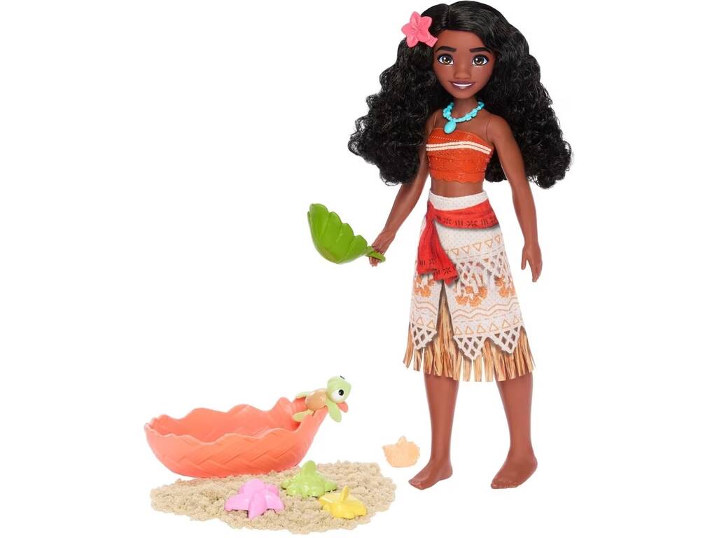 Poupée Vaiana et animaux de compagnie Disney Princesses