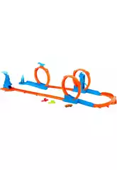 Hot Wheels Track Creator Kit Triple Loop 3 en 1 à toute vitesse