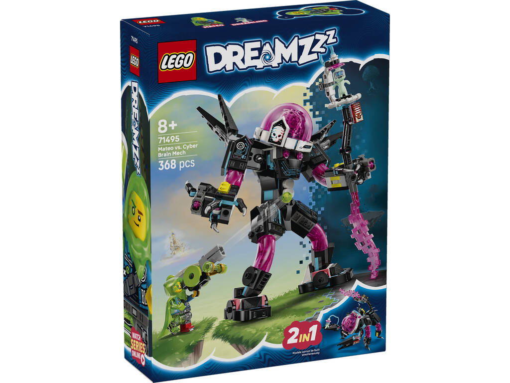 Lego Dreamzzz Mateo VS Meca con Cibercerebro