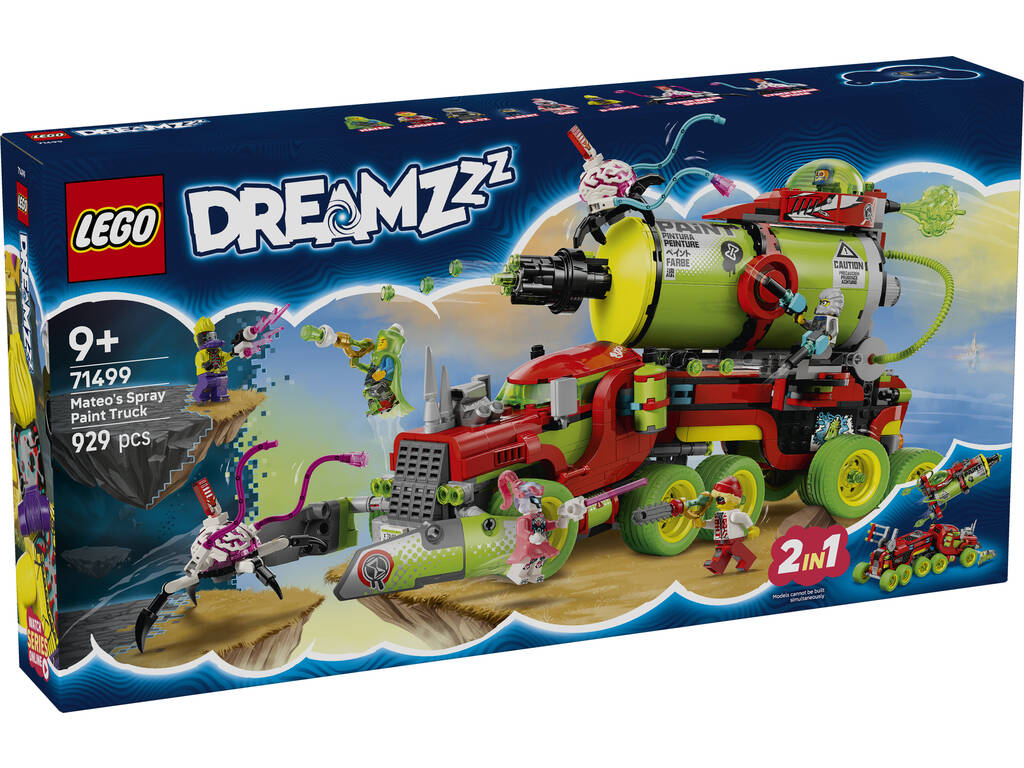 Camion pulvérisateur de peinture Lego Dreamzzz de Matthew