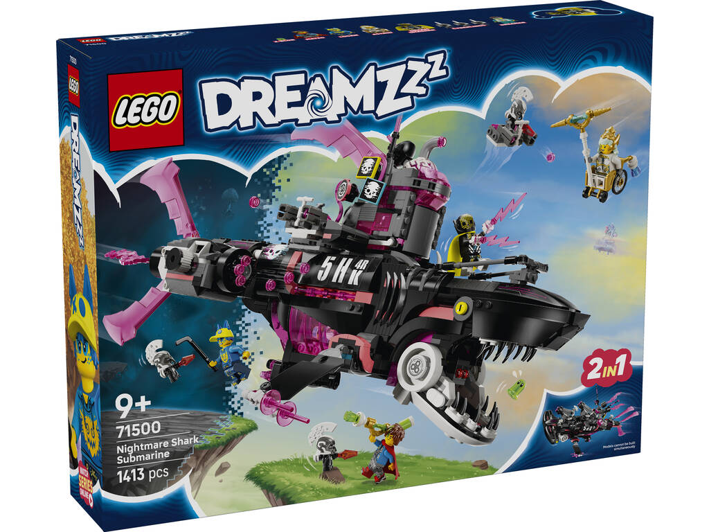 Lego Dreamzzz Submarino Tiburón de las Pesadillas
