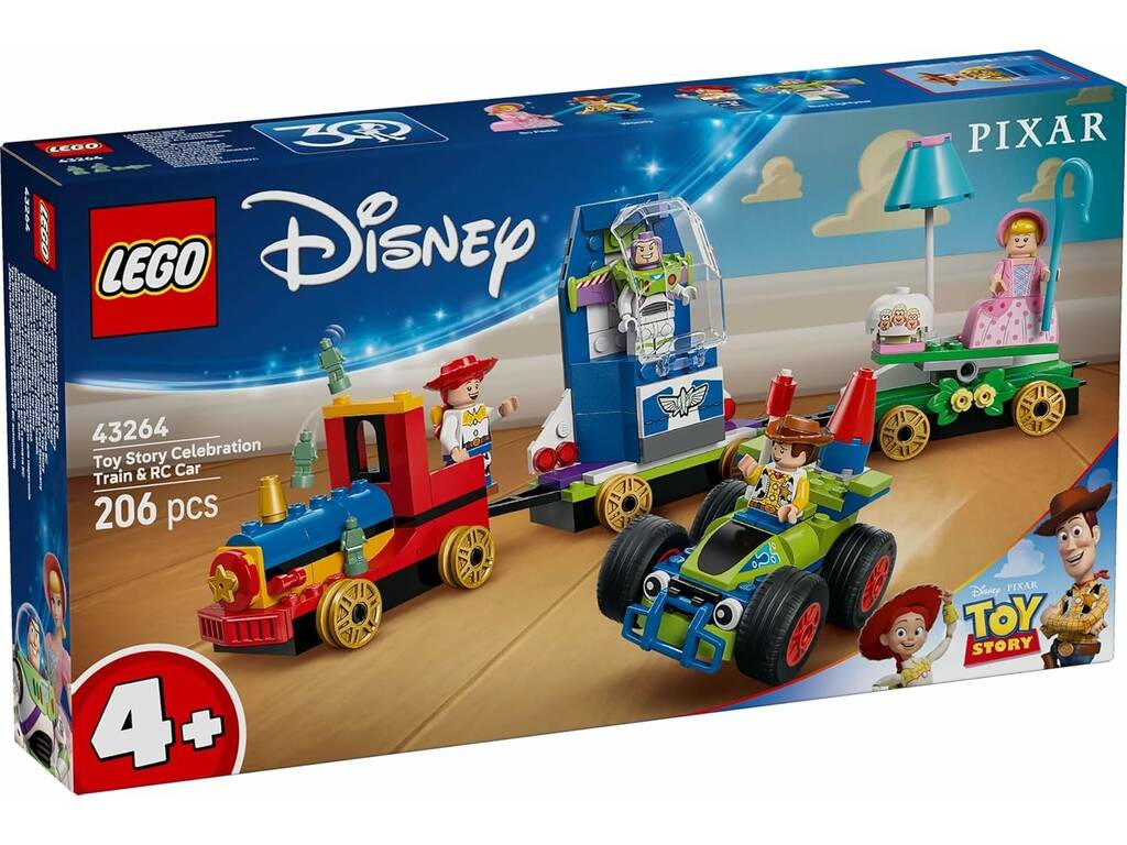 Train et voiture RC Lego Disney Toy Story Celebration