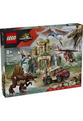 Lego Jurassic World Rebirth Misin Area: Spinosaurus y Quetzalcoatlus