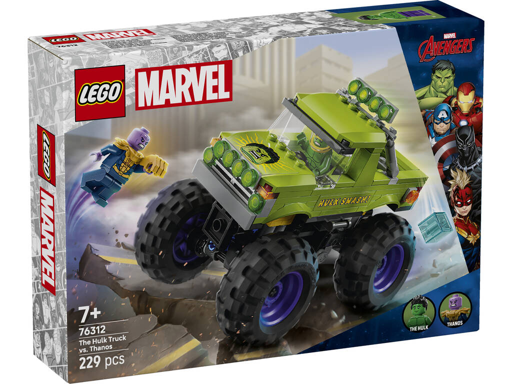 Lego Marvel Camión de Hulk VS. Thanos