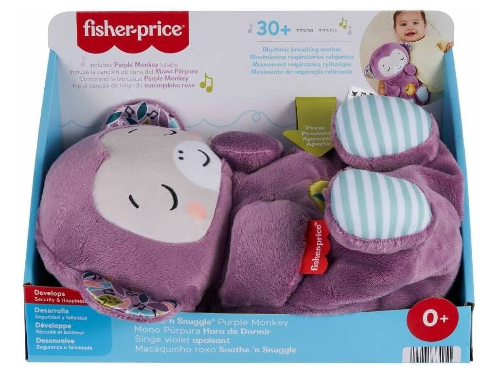 Fisher Price Monito Violet Heure de dormir