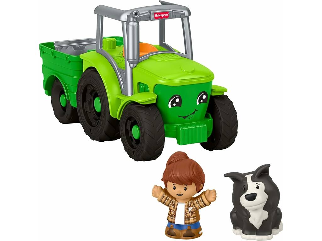 Fisher Price Little People Tracteur à pousser et à jouer avec sons