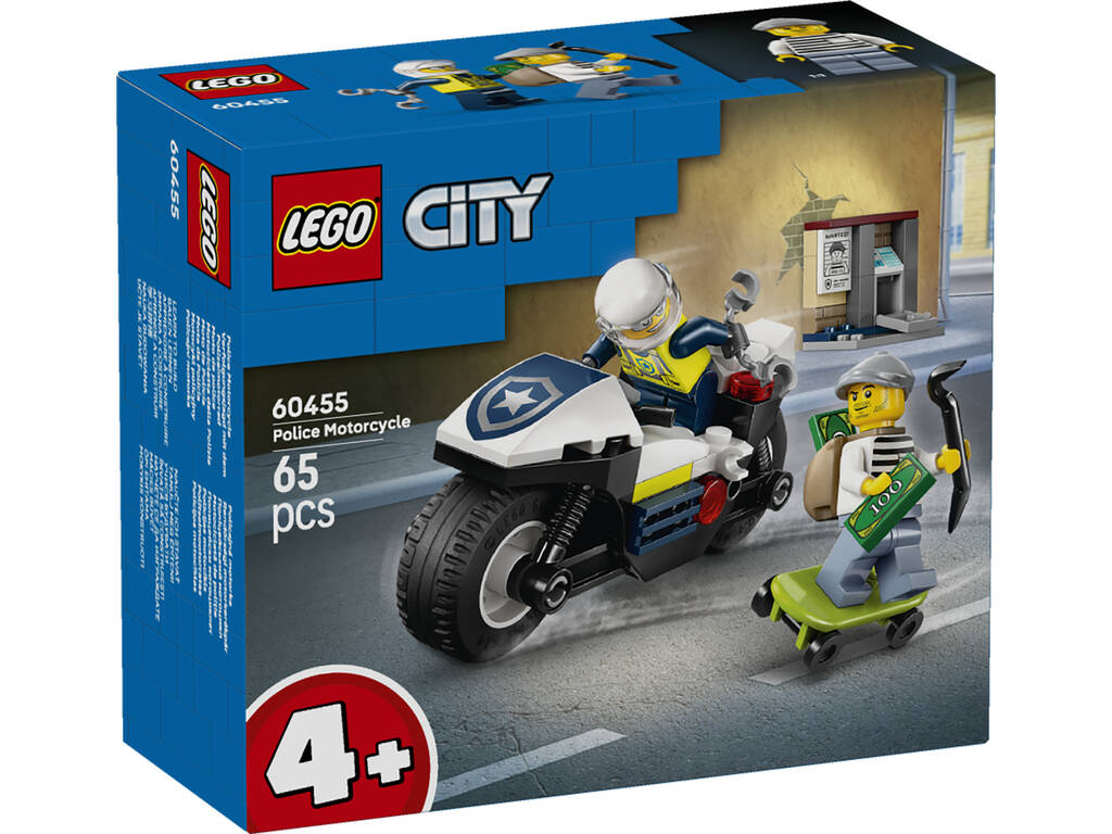 Lego City Persecución en Moto de Policia