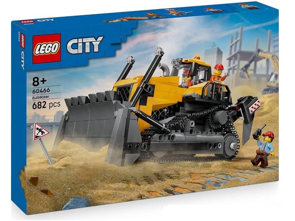 Lego City Bulldozer Jaune