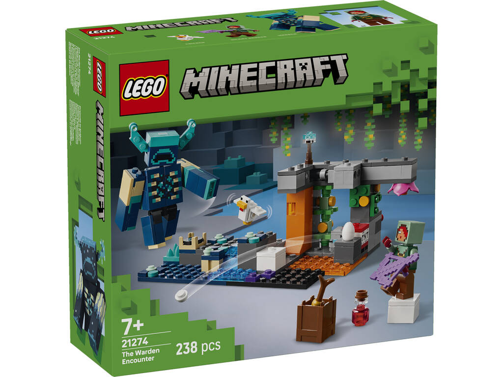 Lego Minecraft La rencontre avec le gardien