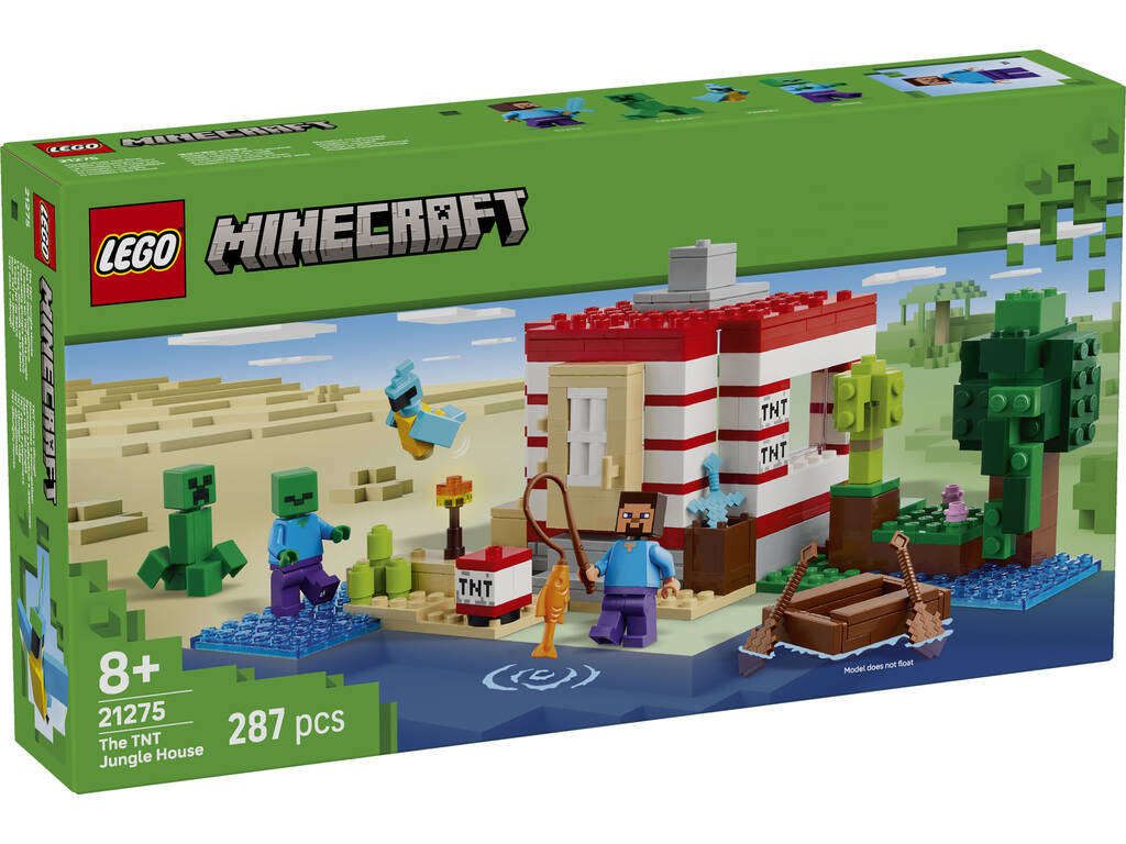 Lego Minecraft Dynamite Jungle House