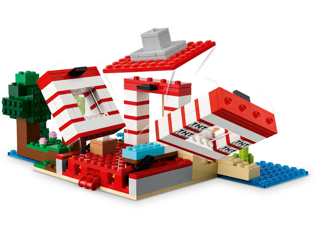 Lego Minecraft Dynamite Jungle House