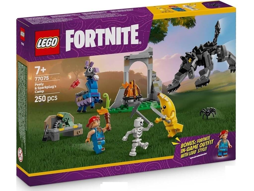 Camp Lego Fortnite Banane et Bougie d'allumage