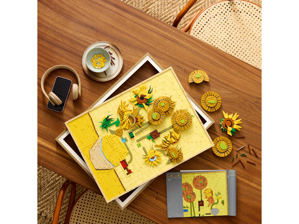 Lego Art Vincent VAn Gogh Los Girasoles