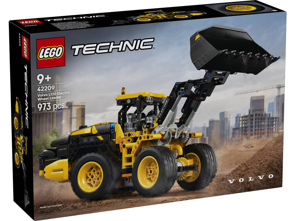 Lego Technic Chargeur sur pneus Volvo L120 Electric