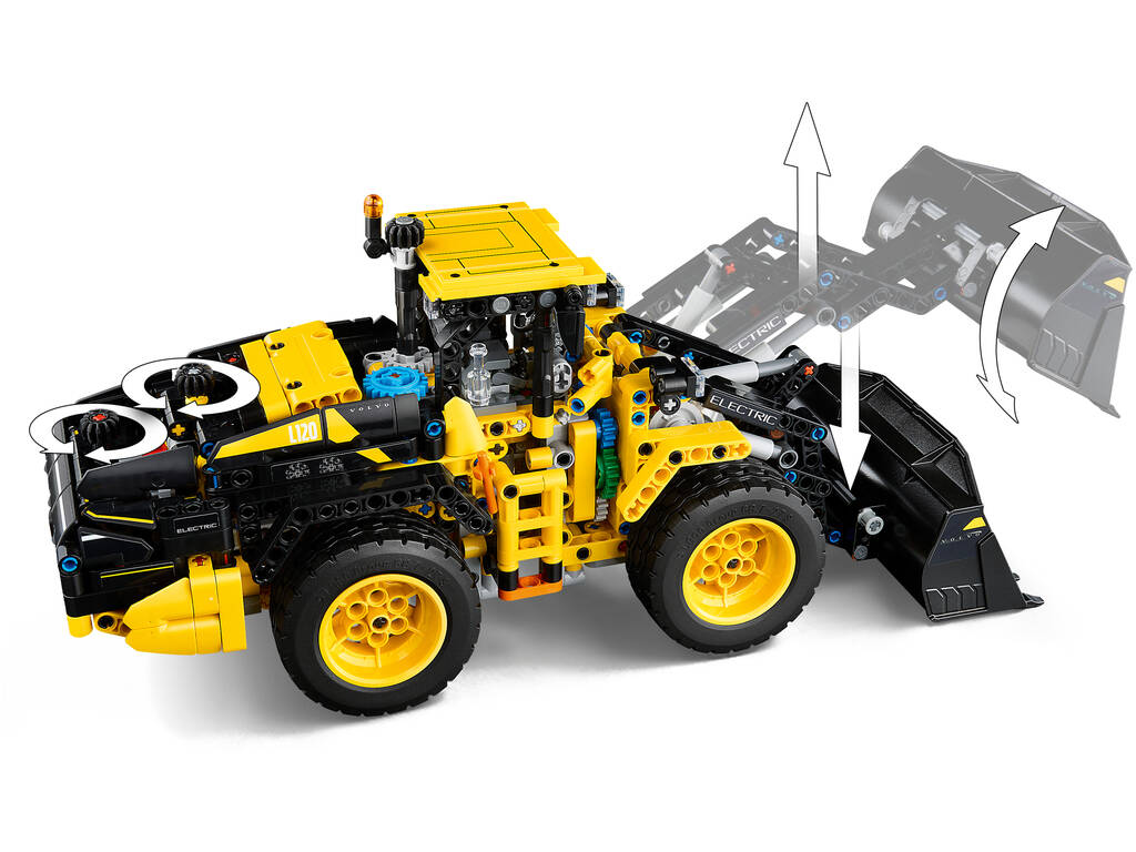Lego Technic Chargeur sur pneus Volvo L120 Electric