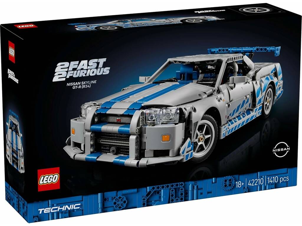 Lego Technic 2 Fast 2 Furious Nissan Skyline GT-R R34