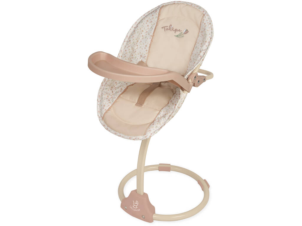 Chaise haute balançoire pour poupées Tulipe 3x1