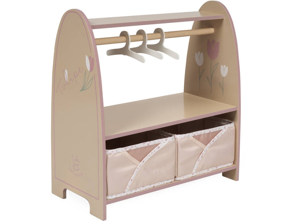 Armoire ouverte en bois Tulipe