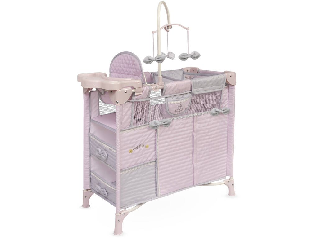 Armoire à langer pliable Sophie avec accessoires
