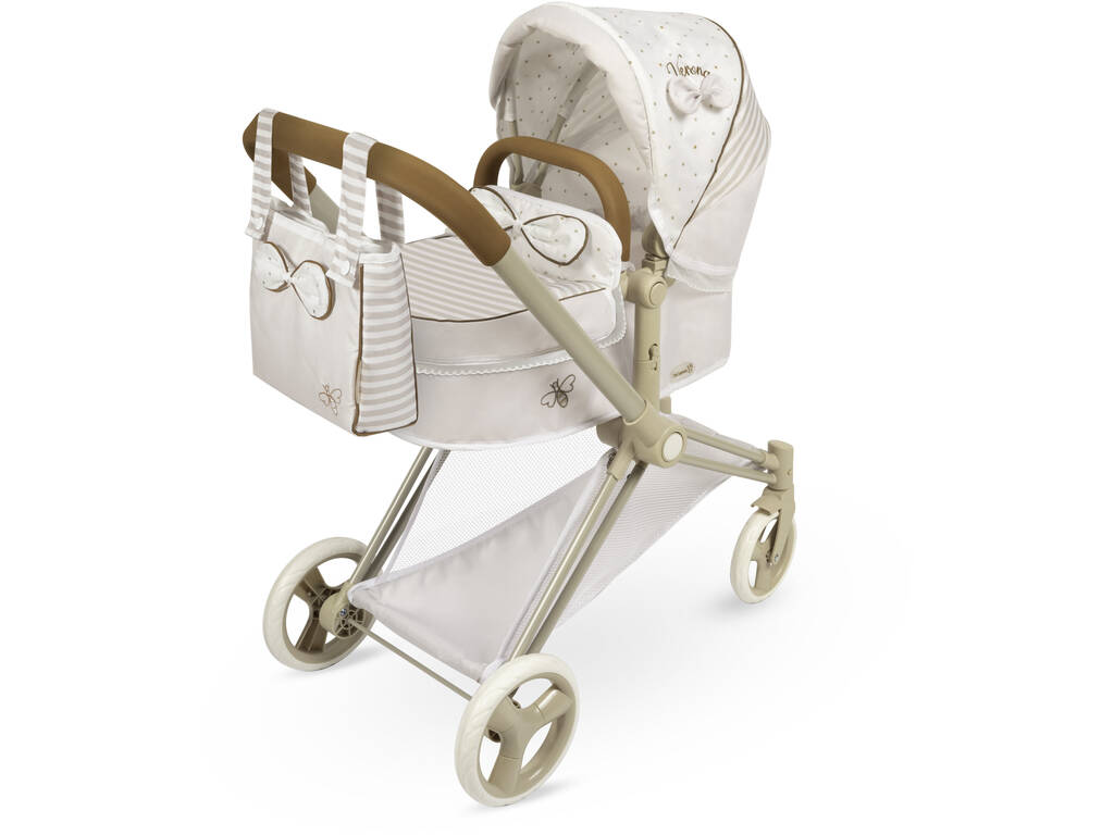 Verona 3x1 Chariot pliable pour poupées avec sac à main