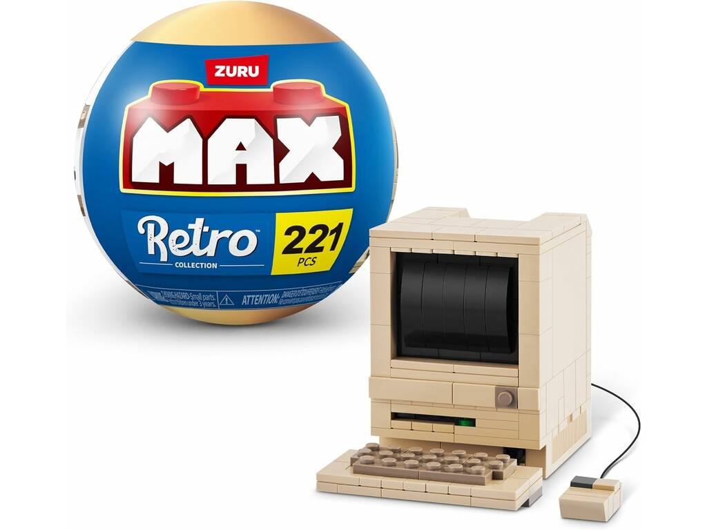 Zuru Max Bola Sorpresa Retro Collection de 221 pièces
