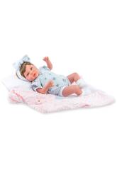 Poupée bébé Ane Star de 45 cm avec tétine et couverture