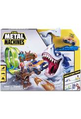 imagen Zuru Metal Machines Playset Shark-Attack Track con Vehículo