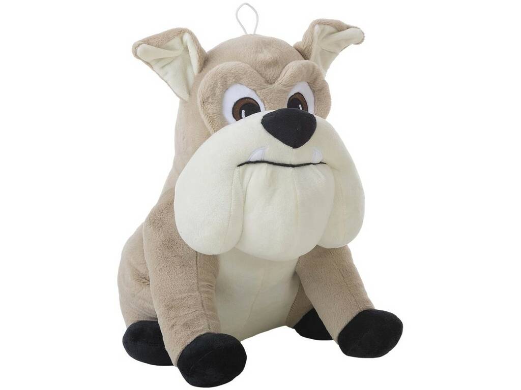 Peluche chien bouledogue de 45 cm