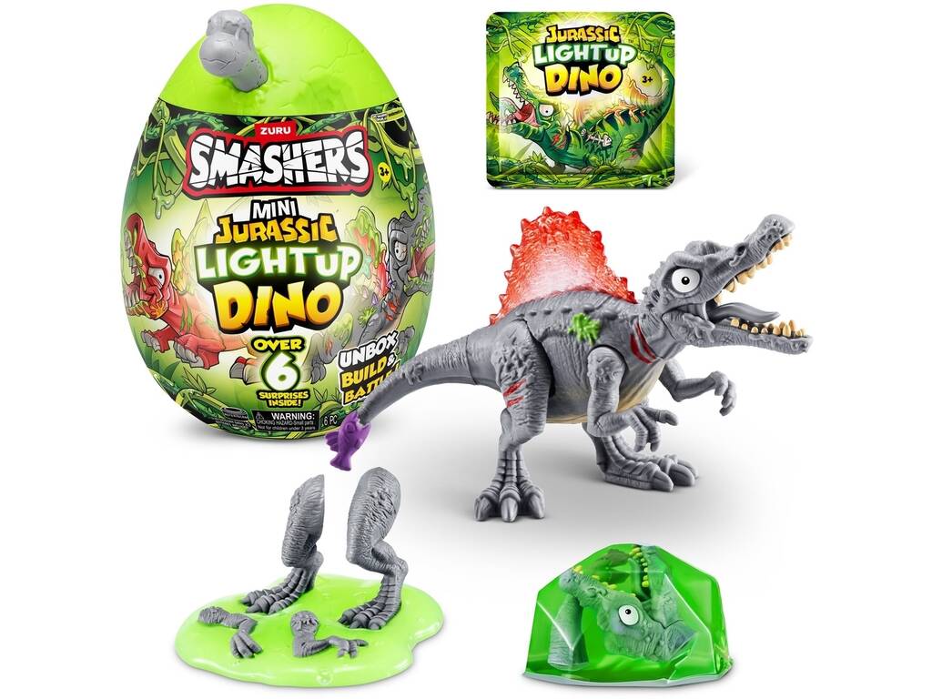 Jurassic Mini Light Up Dino Série 1