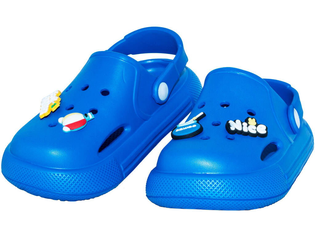 Sabots EVA perforés pour enfants Bleu Taille 24