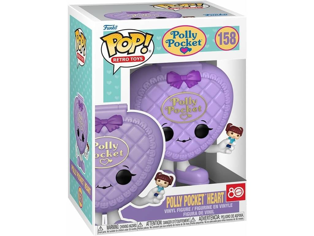 Funko Pop Retro Toys Polly Pocket Figura Polly Pocket Heart