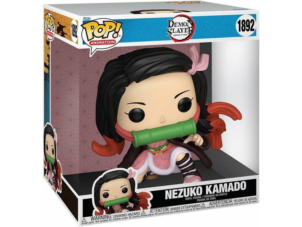 Funko Pop Animation Demon Slayer Kimetsu No Yaiba Figura Jumbo Nezuko Kamado