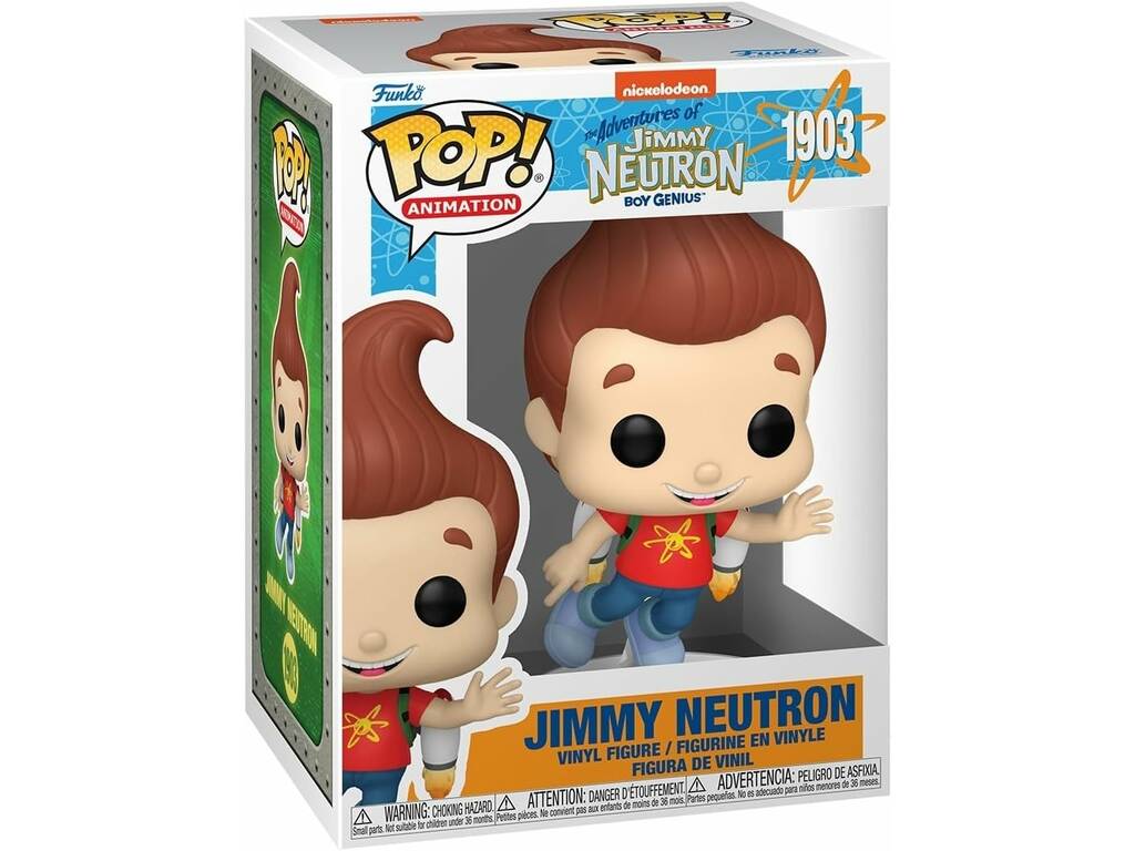 Funko Pop Animation The Adventures Of Jimmy Neutron Figura Jimmy Neutron