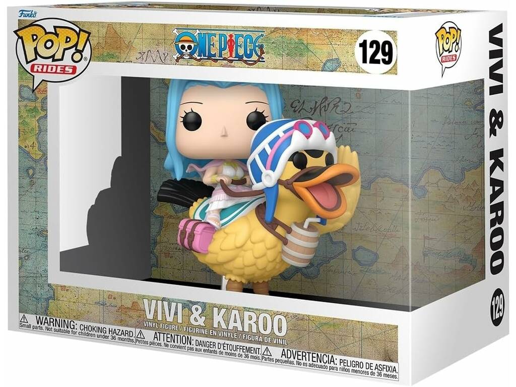 Funko Pop Rides One Piece Figura Vivi y Karoo