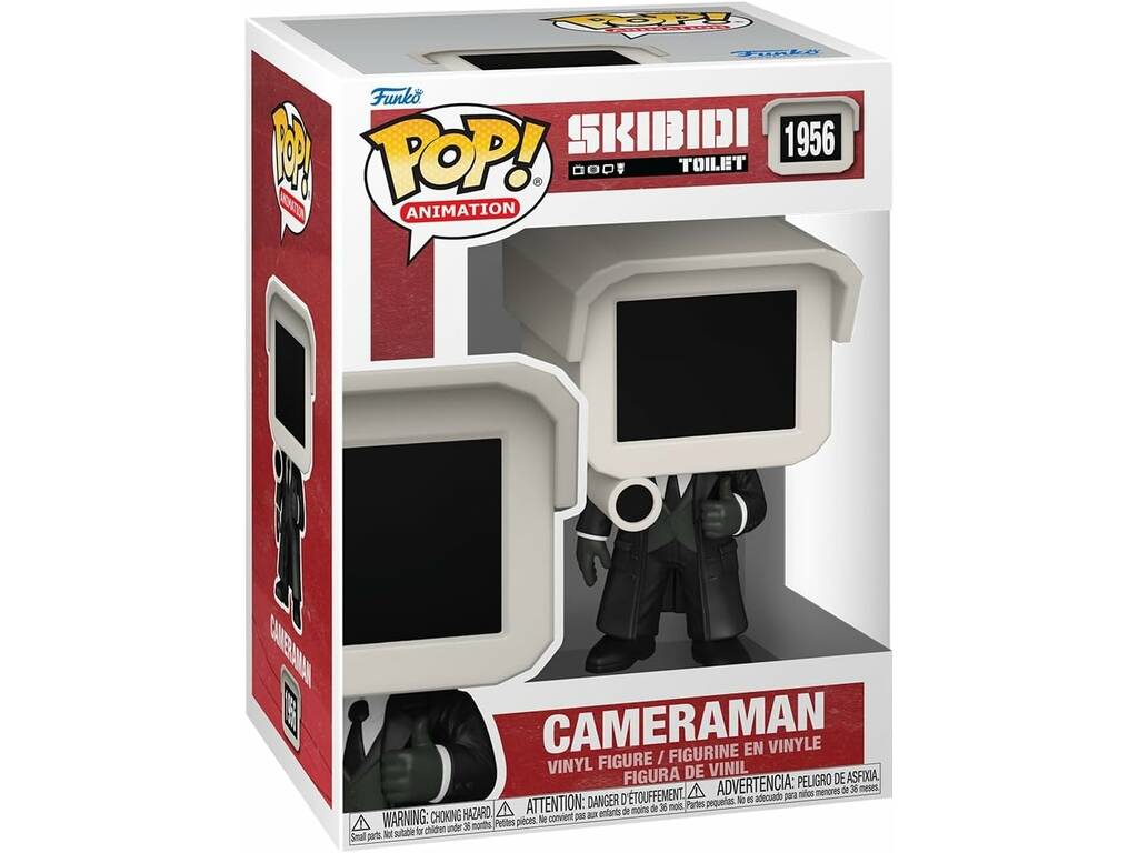Funko Pop Animation Skibidi Toilet Figurine Cameraman