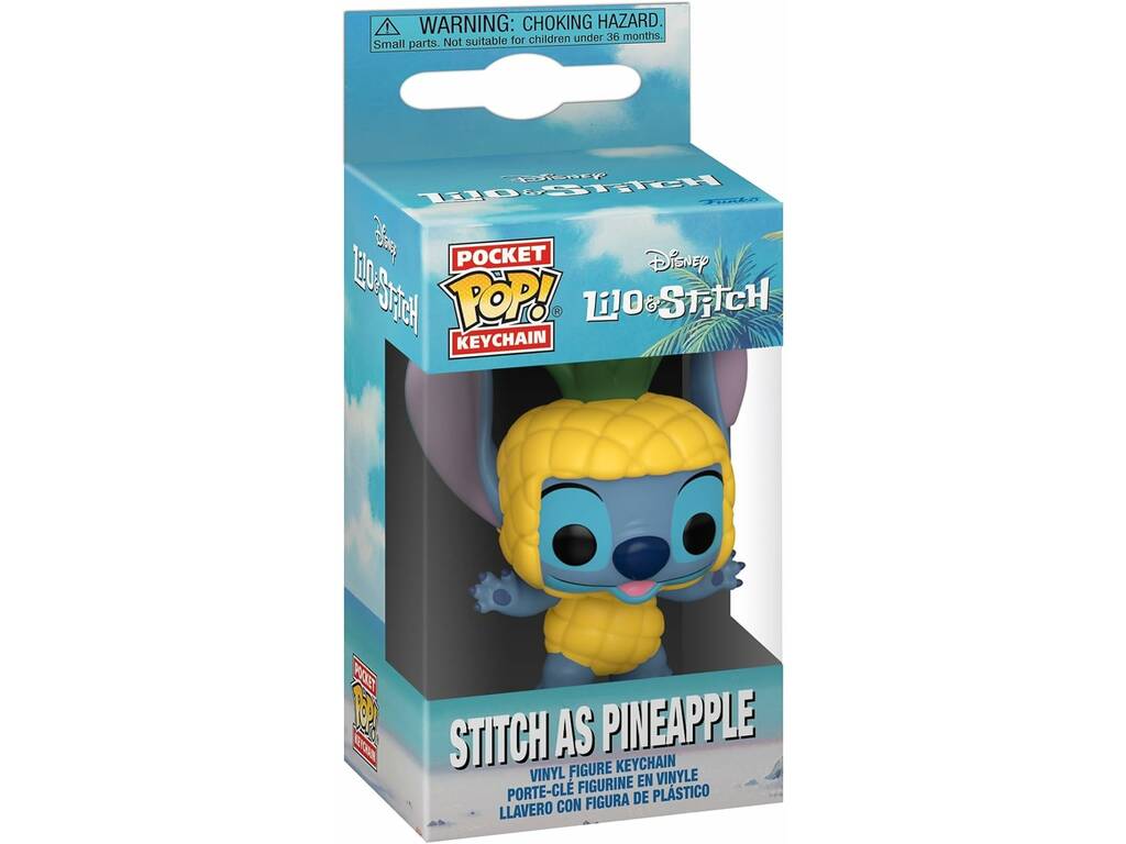 Funko Pop Pocket Keychain Disney Lilo & Stitch Llavero Stitch as Pineapple