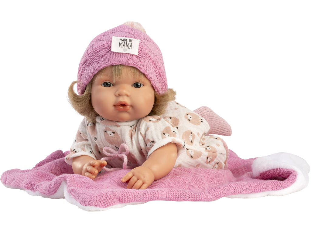Poupée bébé Lala Llorona de 38 cm avec petite couverture