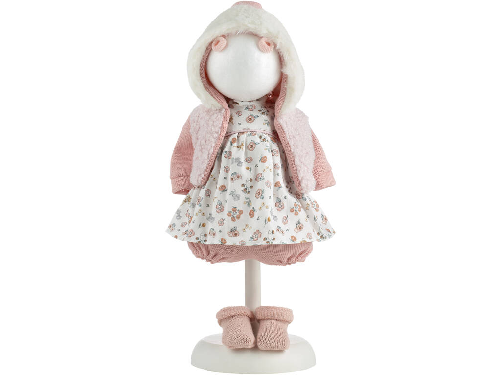 Robe de poupée 38 cm avec veste à capuche